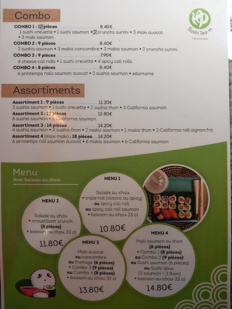 Sushi Tea-m - Menu Image 2