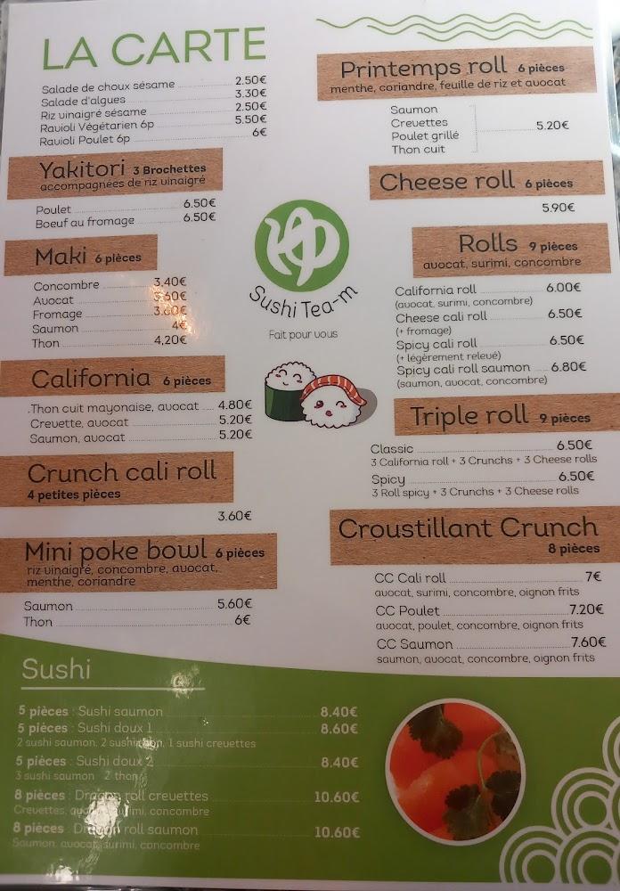 Sushi Tea-m - Menu Image 3