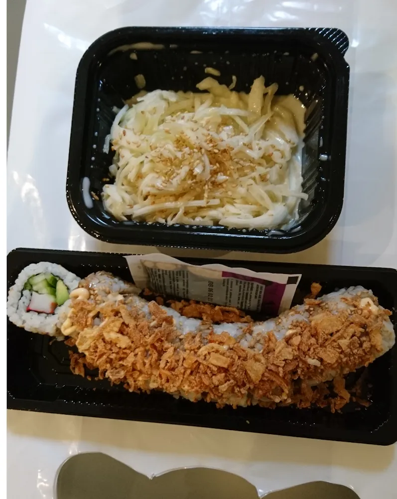 Sushi Oignons Frits Et Sa Salade de Choux